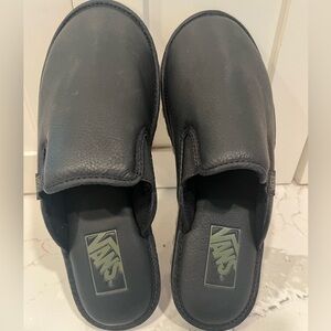 Van's leather slip-ons